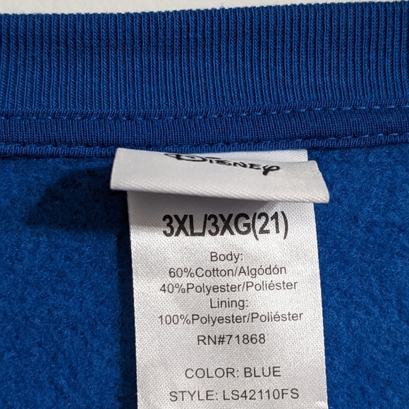 NEW Disney Stitch Women's Christmas Light Up Pullover Sweatshirt, Size 3XL(21) - Picture 7 of 7